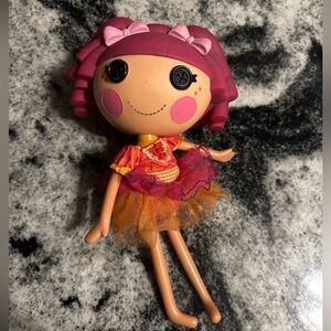 Lalaloopsy Tippy Tumbelina Ballerina Orange Plaid TuTu 12" Plastic Toy Doll